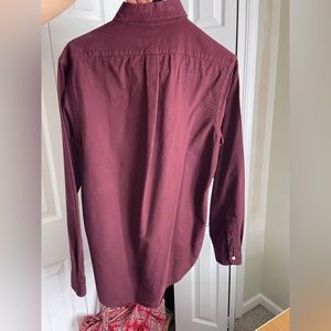Maroon polo button down
